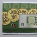 2003 One Pound Coin 20th Anniversary 1 Pound Banknote Cover - UK First Day Covers