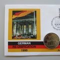 1990 German Reunification 5 Dollars Coin Cover - Marshall Islands First Day Cover