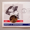 1990 Eisenhower Birth Centenary 5 Dollars Coin Cover - USA First Day Cover