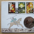 1987 William the Conqueror Guernsey 2 Pounds Coin Cover - Royal Mint First Day Cover