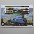 2004 Classic Locomotives The Mallard Silver 5 Pounds Coin Cover - First Day Covers Westminster