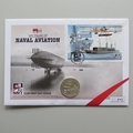 2009 Naval Aviation Centenary Silver 5 Pounds Coin Cover - Westminster First Day Covers