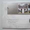 2020 In Remembrance WWII 5 Pounds Coin Cover - Royal Mail First Day Covers