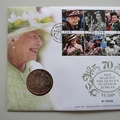 2021 The Queen's Platinum Jubilee 5 Pounds Coin Cover - Royal Mail First Day Covers