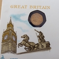 1982 Great Britain New 20p Pence Coin Cover - Royal Mint First Day Cover