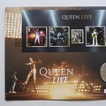 2020 Queen Live 5 Pounds Coin Cover - Royal Mail First Day Covers
