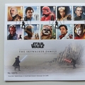 2019 Star Wars The Skywalker Family Medal Cover - Royal Mail First Day Covers
