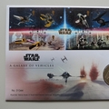 2019 Star Wars A Galaxy of Vehicles Medal Cover - Royal Mail First Day Covers