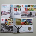 2009 - 2012 London 2012 Olympic Games 5 Pounds Coin Cover Set - Royal Mail First Day Covers