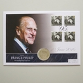 2016 Prince Philip 95th Birthday Silver 5 Pounds Coin Cover - Westminster First Day Covers