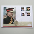 2014 Prince Harry of Wales 30th Birthday Silver Britannia Coin Cover - Westminster First Day Covers