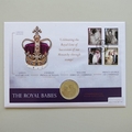 2014 The Royal Babies Silver 5 Dollars Coin Cover - Westminster First Day Covers