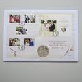 2016 Duke of Cambridge Wedding Anniversary Silver 5 Pounds Coin Cover - Westminster First Day Covers