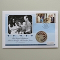 2014 Prince George's 1st Birthday Silver Proof 5 Pounds Coin Cover - Guernsey PNC First Day Cover