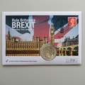 2016 Rule Britannia Brexit 1oz Silver Britannia Coin Cover - Westminster First Day Covers