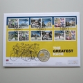 2014 Tour De France Silver 10 Euros IOM Coin Cover - Westminster First Day Covers