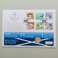 2014 Welcome to Glasgow Commonwealth Games Silver 50p Coin Cover - Westminster First Day Covers