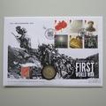 2014 First World War Centenary Silver Half Crown Coin Cover - Westminster First Day Covers