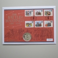 2016 Battle of Hastings 950th Anniversary Silver 5 Pounds Coin Cover - Westminster First Day Covers