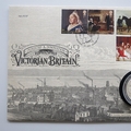 2019 Victorian Britain Silver 5 Pounds Coin Cover - Royal Mail First Day Covers