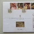 2003 The Coronation Anniversary Silver Ingot Cover - Royal Mail First Day Covers