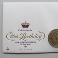 1980 The Queen Mother 80th Birthday Crown Coin Cover - UK First Day Covers