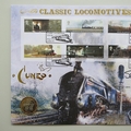 2004 Classic Locomotives 2 Coin Cover - Benham First Day Covers Signed