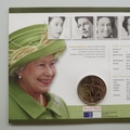 2002 The Queen's Golden Jubilee Brilliant Uncirculated 5 Pounds Coin - Royal Mail