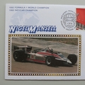 1996 Nigel Mansell Racing Car Legend First Day Cover - Benham FDC Covers