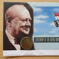 2001 Royal Naval Submarine Service Centenary Crown Coin Cover - UK First Day Cover