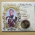 1996 The Reign of King Edward VIII Medal Cover - Benham First Day Cover Signed