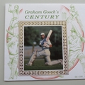 1993 Cricket Graham Gooch's Century Signed First Day Cover - Benham FDC Covers