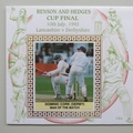 1993 Cricket Benson and Hedges Final Signed First Day Cover - Benham FDC Covers