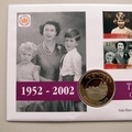 2002 The Queen's Golden Jubilee 50p Pence Coin Cover - Kingdom of Tonga First Day Cover