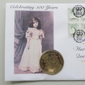 1999 100 Years The Queen Mother 1 Crown Coin Cover - Gibraltar First Day Cover