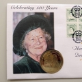 1999 Celebrating 100 Years The Queen Mother Crown Coin Cover - Gibraltar First Day Cover
