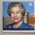 2002 The Queen's Golden Jubilee One Penny Coin Cover - UK First Day Covers Westminster