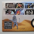 2022 The Rolling Stones Bridges to Babylon Silver Plated Medal Cover - UK Royal Mail First Day Covers