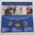 2005 Britain's New Coinage BU Coin Collection - Royal Mint