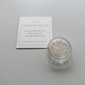 1995 Second World War Silver Proof 2 Pound Coin - Royal Mint