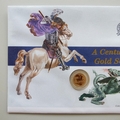 1999 A Century of the Gold Sovereign 22ct Gold and Silver Coin Cover - First Day PNC Cover Australia