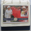 2002 The Queen's Golden Jubilee Coin Cover Collection - 115 First Day PNC Covers