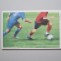 Football London 2012 Olympics Sports 50p Pence Coin Cover  - Royal Mail