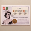 2013 Portraits of Her Majesty 5 Shillings Coin Cover - UK PNC First Day Cover