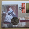 2001 Queen Victoria & The Victorian Age 5 Pounds Coin Cover - First Day Cover Mercury