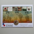 2016 The Battle of the Somme Centenary Silver Proof 5 Pounds Coin Cover - UK PNC First Day Cover