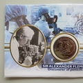1999 Millennium Innovations Fleming Crown Coin Cover - UK First Day Covers
