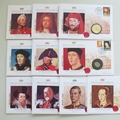 2013 Kings & Queens of Britain Coronation Collection Coin Covers - UK First Day Covers