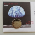 1999 Millennium 2000 5 Pounds Coin Cover - UK PNC First Day Covers