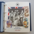 2003 The Queen's Coronation Jubilee Coin Cover Collection - 29 PNC First Day Covers